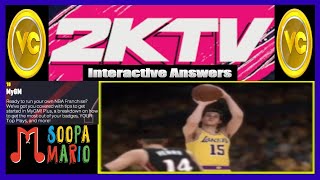 NBA 2K25 2KTV Answers Episode 10 shorts [upl. by Arundel566]