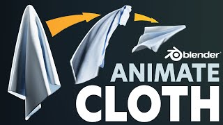 Learn Complex CLOTH ANIMATION in under 10 MINUTES  Blender 3D Tutorial [upl. by Ahsiam]