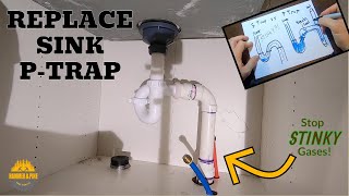 How to Install a PTrap for Kitchen and Bathroom Sinks [upl. by Felipa]