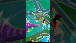 Caught duo shiny mighty Pokémon with ultimate Cp shorts mighty shiny event ultragoo evolved [upl. by Archangel522]