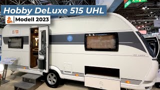 Hobby DeLuxe 515 UHL  2023 🦊 Familienwohnwagen mit Hubbett [upl. by Elspet]