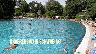 Ungererbad  Freibad in München Schwabing [upl. by Tlevesor5]