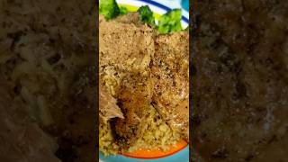 Slow cooker pork chops 😋 howtocook homecooking SlowCooker momlife weeknightdinner comfortfood [upl. by Electra]