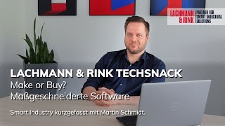 Lachmann amp Rink TechSnack Make or Buy [upl. by Lenora]