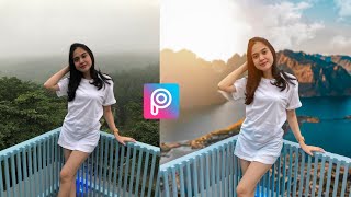 Picsart Editing Tutorial  How To Change Background in Picsart Application [upl. by Malloch394]