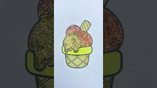 Ica cream cup art viral icecream [upl. by Siravrat]