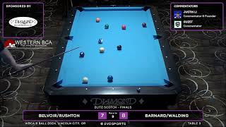 BELVOIRRUSHTON vs BARNARDWALDING  WBCA 9 BALL 2024  TABLE 3  EvoSports [upl. by Milan]