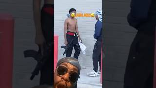 Prank Goes Wrong In The Hood greenscreen reaction prank [upl. by Peder62]