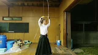 弓道 礼射形の体配確認Kyudo Taihai [upl. by Lazaruk]