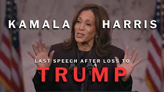 Kamala Harris Last Speech After Loss To Donald Trump  Trump wins 2024 USA Election trump [upl. by Sioux]