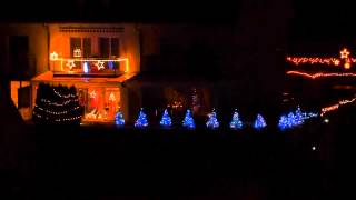 LED Weihnachtsbeleuchtung 2014 mit Musik [upl. by Eimot356]