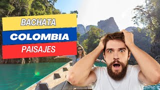 Paisajes de COLOMBIA  Bachata Musica de fondo  Letra por Letra [upl. by Peisch]