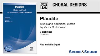 Plaudite Plaudite Omnis Terra by Victor C Johnson – Score amp Sound [upl. by Burd590]