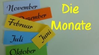 Learn German Die Monate [upl. by Burk975]