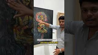 Exhibited My Painting at Jehangir Art Gallery  Sanky Vlogs artisttalk [upl. by Sulakcin]