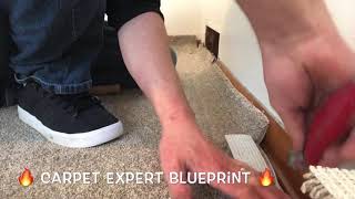 🔥 How To Carpet A Room 🔥 Step By Step By Step [upl. by Enohs]