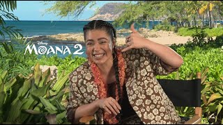 Behind the Scenes of Disneys Moana 2 Aulii Cravalho [upl. by Belanger]