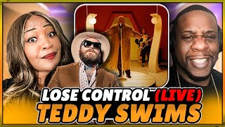 Super Talented Teddy Swims  Lose Control Reaction [upl. by Heintz]