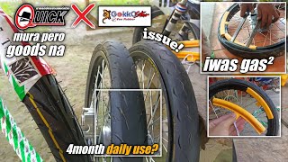 Quick tire review  Vee rubber tire ISSUE⚠️  6090 X 50100  Raider 150  Bobwerkz mmvlog [upl. by Arahset]