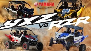 Yamaha YXZ vs Polaris RZR  HeadtoHead [upl. by Boyce465]