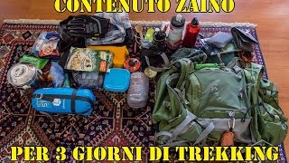 Zaino per un trekking di tre giorni eng sub 🎒 [upl. by Hampton]