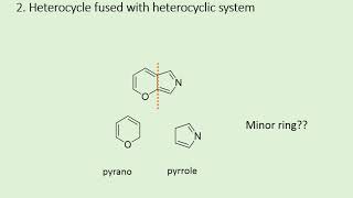 nomenclature of heterocycles fused rings [upl. by Gallagher]