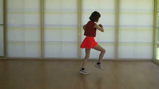 quotThink Of Usquot line dance Intermediate by Hiroko Carlsson AU [upl. by Nashner]