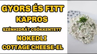 GYORS és FITT kapros nokedli cottage cheeseel I FITTJANUÁR 3 [upl. by Saltsman560]