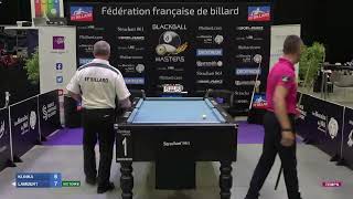 2122  Championnat de France de billard  12 FINALE MASTERS [upl. by Halyak]