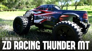 ZD Racing Thunder ZMT10 4WD Brushless Monster Truck  Review [upl. by Ennis]