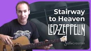 How to play Stairway To Heaven 1of6  JustinGuitar Original Lessons [upl. by Braunstein]