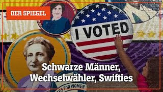 USWahl 2024 Diese Gruppen könnten die Wahl entscheiden  DER SPIEGEL [upl. by Terr]