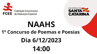 1º Concurso de Poemas e Poesias do NAAHS [upl. by Assirod]