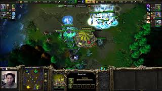 Happy UD vs Ice Orc Orc  WarCraft 3  WC3570 [upl. by Ocsicnarf]