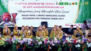 JUARA HARAPAN 2  ALKAROMAH DESA KRAMAT  FESTIVAL HADROH PENAWANGAN 2024 [upl. by Janaye]