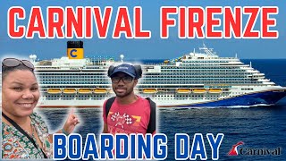 Boarding CARNIVALS newest ship CARNIVAL FIRENZE Ship Tour II Viaggio Sailaway and more [upl. by Yereffej]