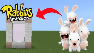 CARA MEMBUAT PORTAL RABBIDS INVASION  MINECRAFT [upl. by Veta]