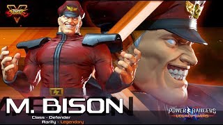 Power Rangers Legacy Wars Street Fighter M Bison Moveset [upl. by Charlena]