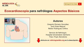 Ecocardioscopia para nefrólogos Aspectos Básicos [upl. by Adekram]