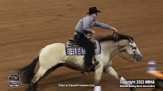 Gunners Deja Girl and Daniel Cruz at 2022 NRHA Derby full run [upl. by Denbrook]