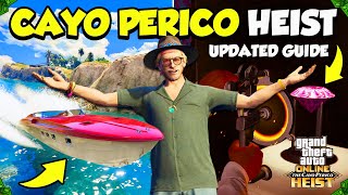 UPDATED 2024 GTA 5 Online SOLO ELITE Cayo Perico Heist Guide Setups  Stealth ELITE Finale [upl. by Wendt685]