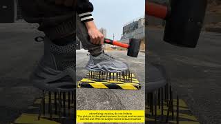 Safety shoe quality testingsteeltoeshoes sneakers safetyfootwear [upl. by Chasse933]