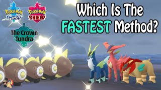 FASTEST Way To SHINY HUNT The Swords of Justice In Pokemon Sword amp Shield Crown Tundra  Keldeo [upl. by Sammie536]