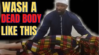 This is how to bath a dead body in islam  How to do Janazah  how to wash a dead body in islam [upl. by Aryan]