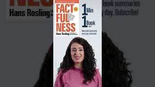 Factfulness  1 Minute Summary 1Min1Book BookSummary Factfulness HansRosling Optimism [upl. by Litch]