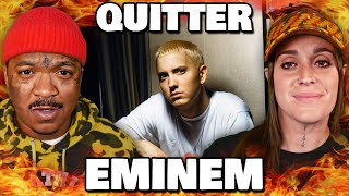 HE WAS A MENACE 😂  Eminem feat D12  QUITTER  Reaction [upl. by Niasuh495]