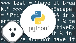 How can I selectively escape percent  in Python strings [upl. by Natiha]