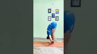 shorts  Uttanasana – The Standing Forward Bend Pose 🕉️🧘‍♀️motivation yogapractice [upl. by Charles]