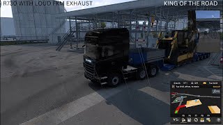 Scania R730 Open Pipe By FKM Garage in ETS2 [upl. by Mauve]