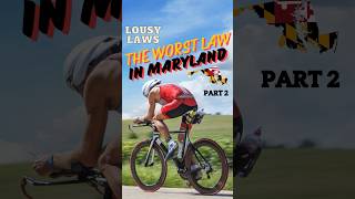 Carl speaks on contributory negligence and how Maryland can support cyclists 🚴‍♂️ personalinjury [upl. by Llenehs]